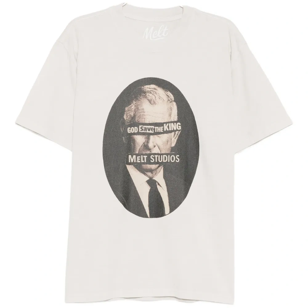 Футболка с принтом-слоганом