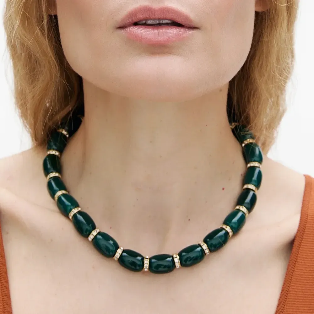 Ожерелье Donna с жадеитом