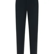 Брюки прямого кроя с карманом на молнии