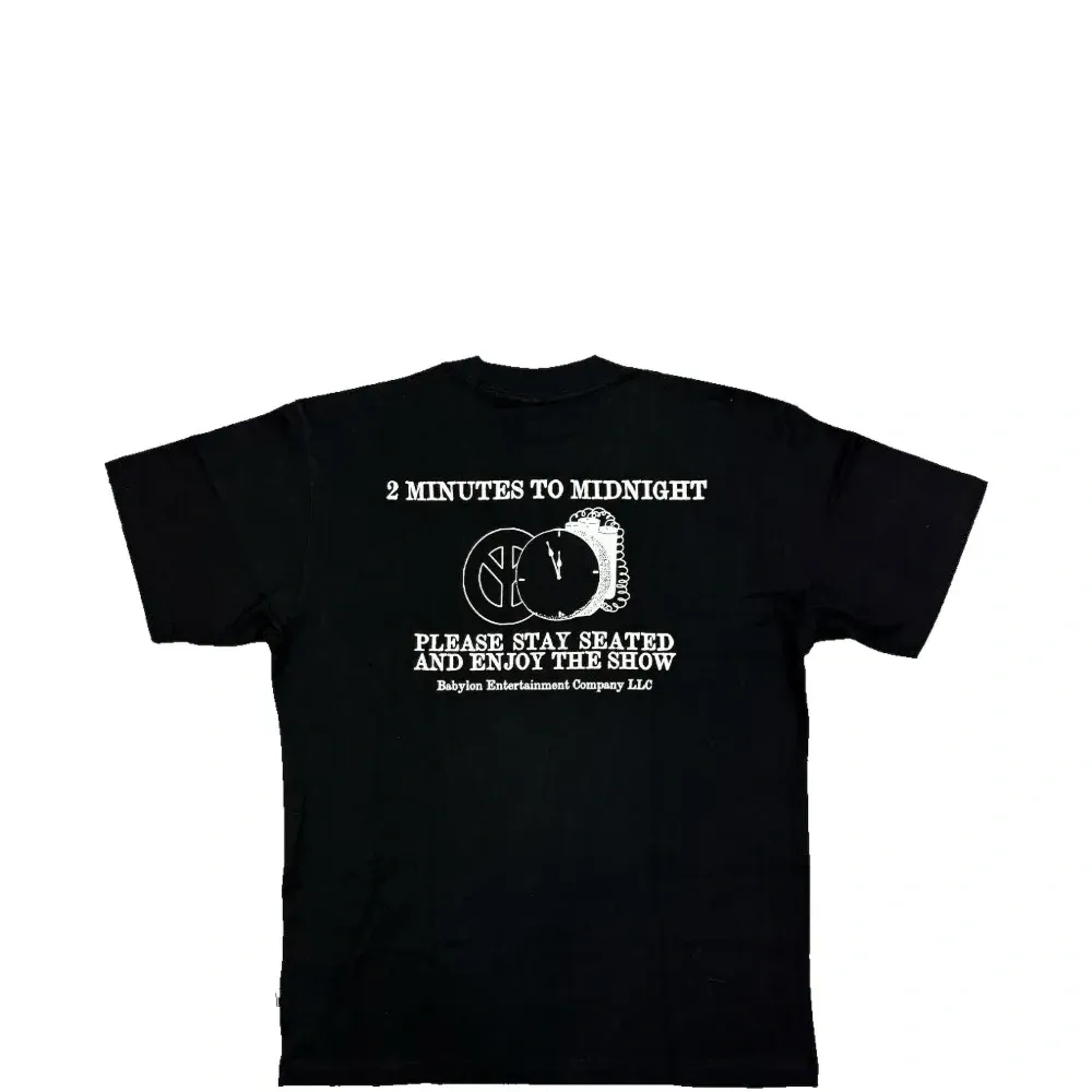 Футболка с принтом и круглым вырезом