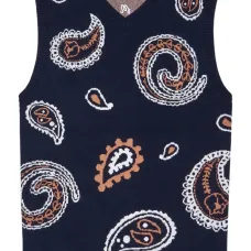 Жилет-свитер с V-образным вырезом