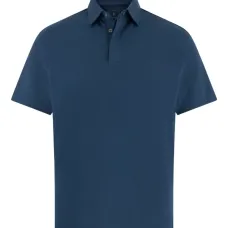 Поло с металлическими кнопками