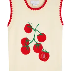 Трикотажный топ с узором Трикотажный топ с узором