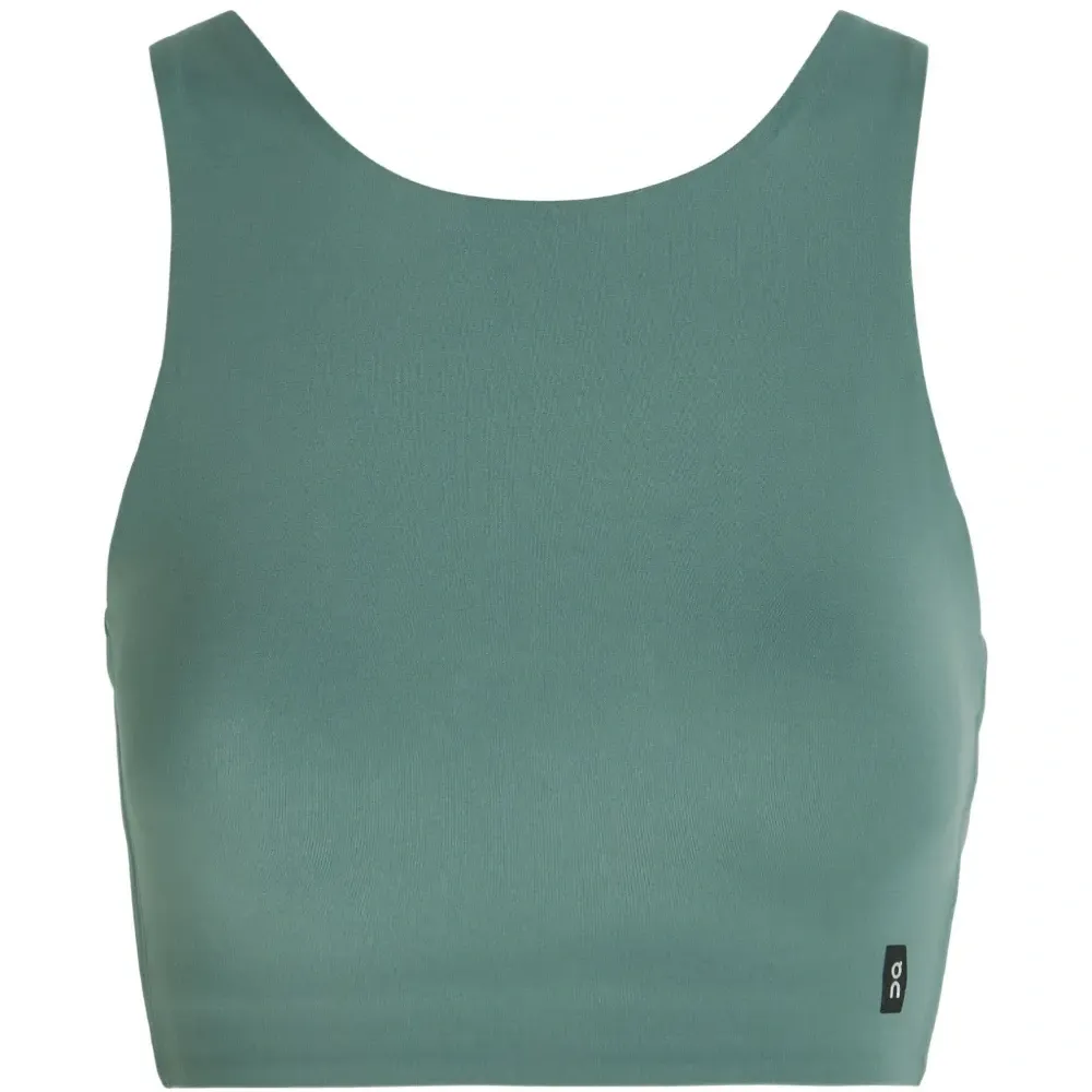 Спортивный бюстгальтер с круглым вырезом