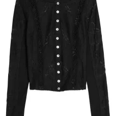 Топ Jae на пуговицах с кружевом