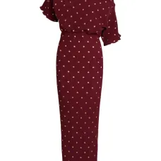 Платье макси Tilly в горох