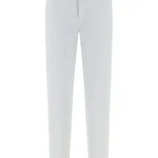 Брюки из стрейч-материала с карманом на молнии