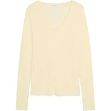 Футболка с длинными рукавами и V-образным вырезом