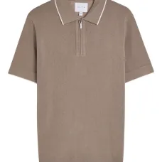 Рубашка поло Henry с молнией