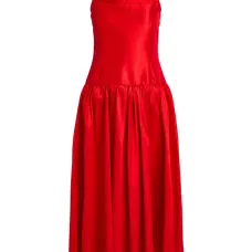 Платье миди Quartet на бретелях