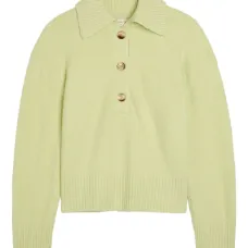 Свитер с воротником поло