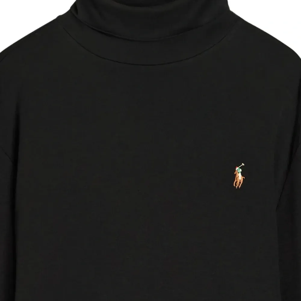 Футболка с длинными рукавами и высоким воротником