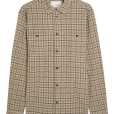 Клетчатая рубашка с нагрудным карманом Клетчатая рубашка с нагрудным карманом