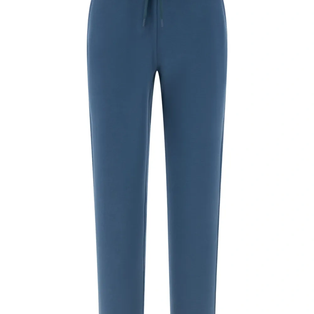 Спортивные брюки с кулиской и накладными карманами