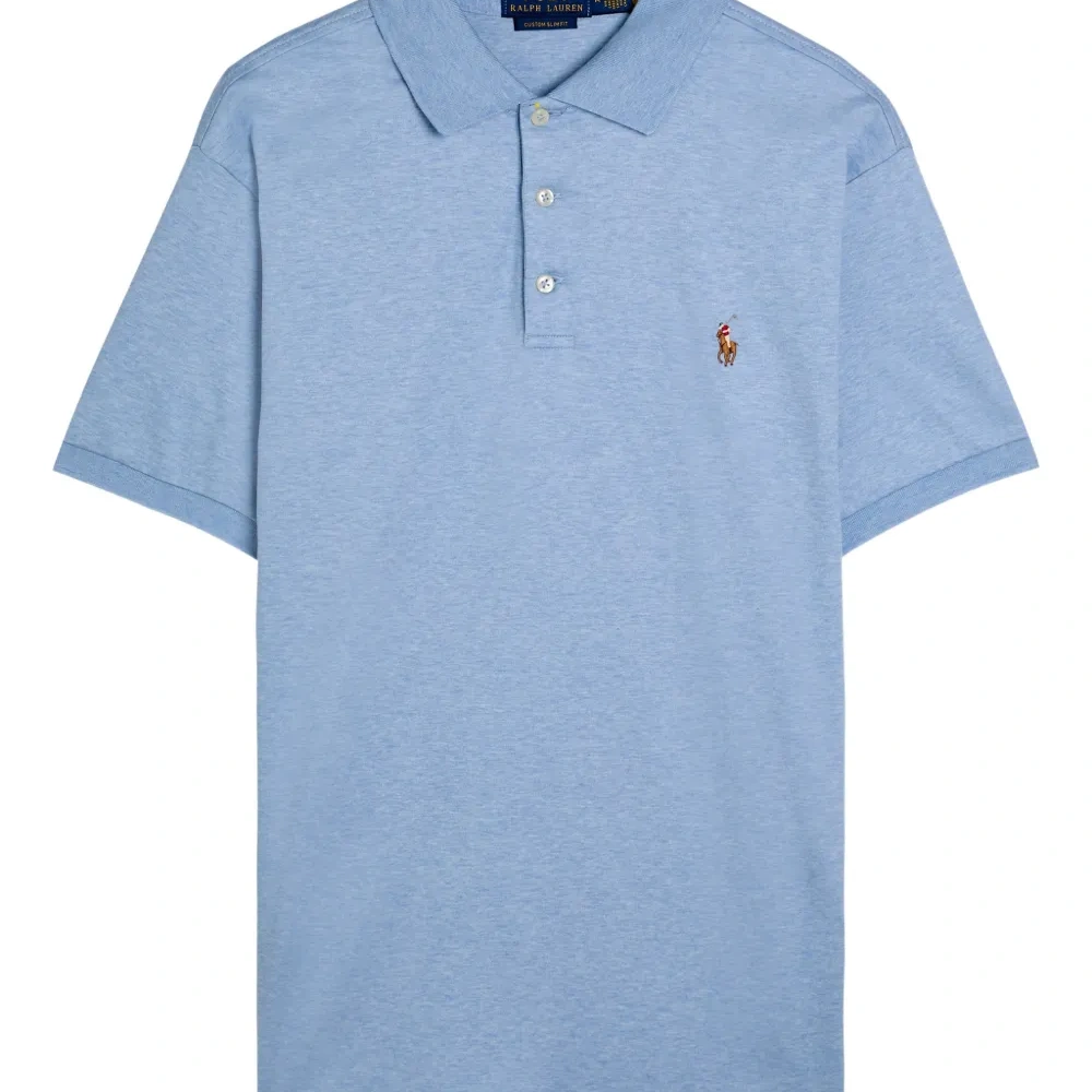 Поло с вышитым логотипом