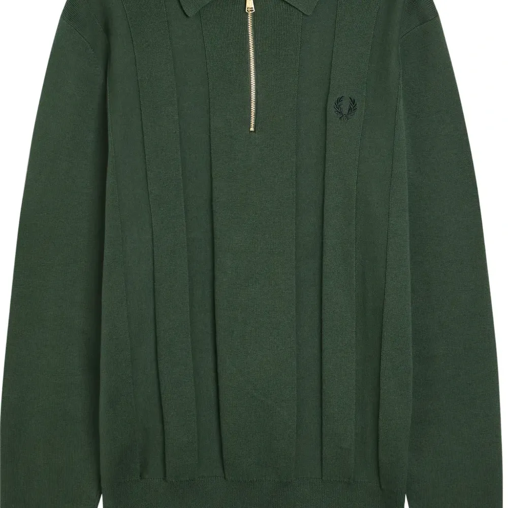 Вязаное поло на молнии