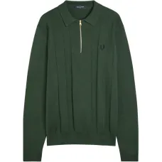 Вязаное поло на молнии