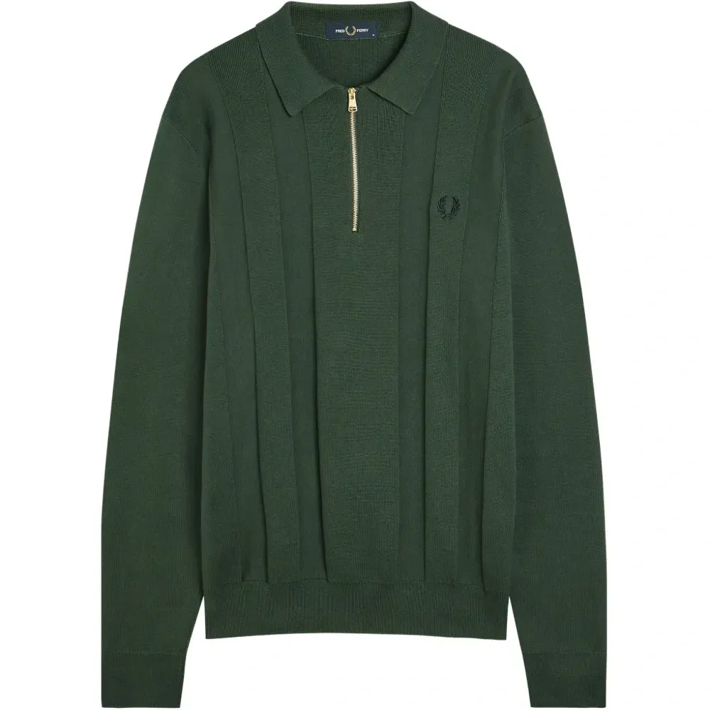 Вязаное поло на молнии