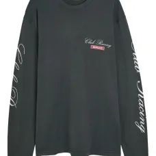 Футболка с длинными рукавами и принтом