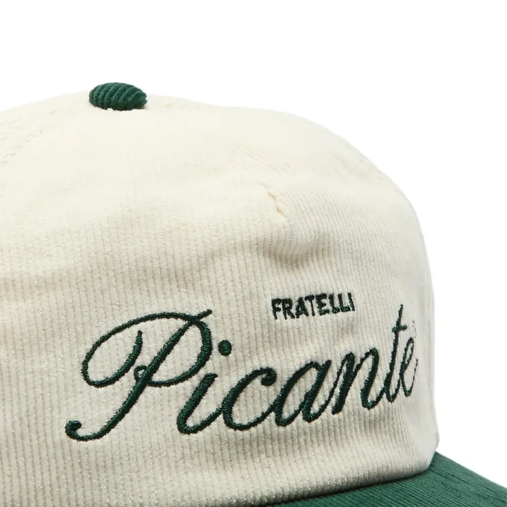 Вельветовая вышитая кепка