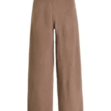 Широкие брюки в рубчик