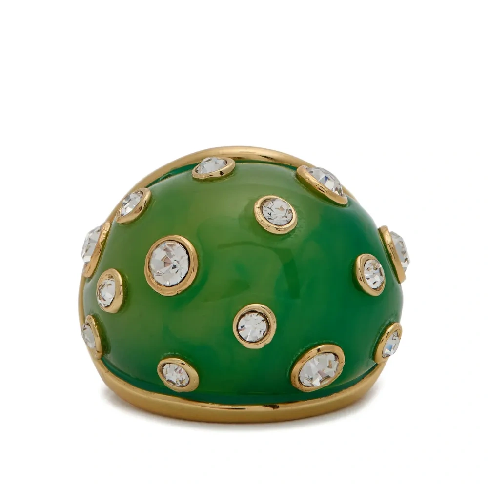 Кольцо с кристаллами