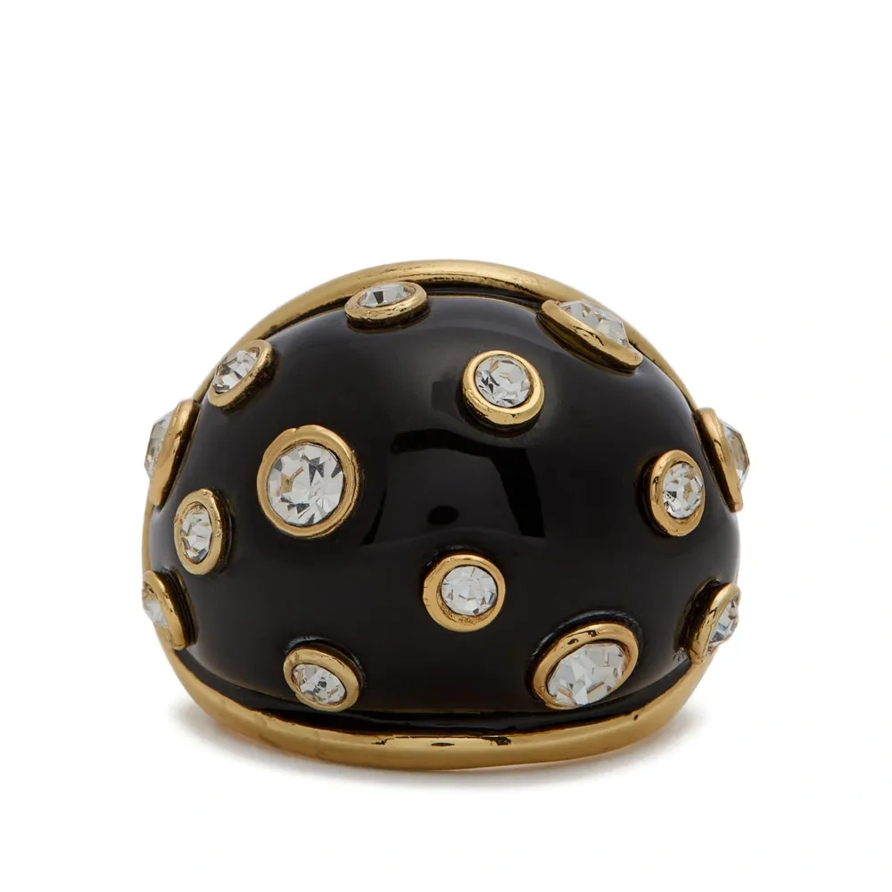 Кольцо с кристаллами