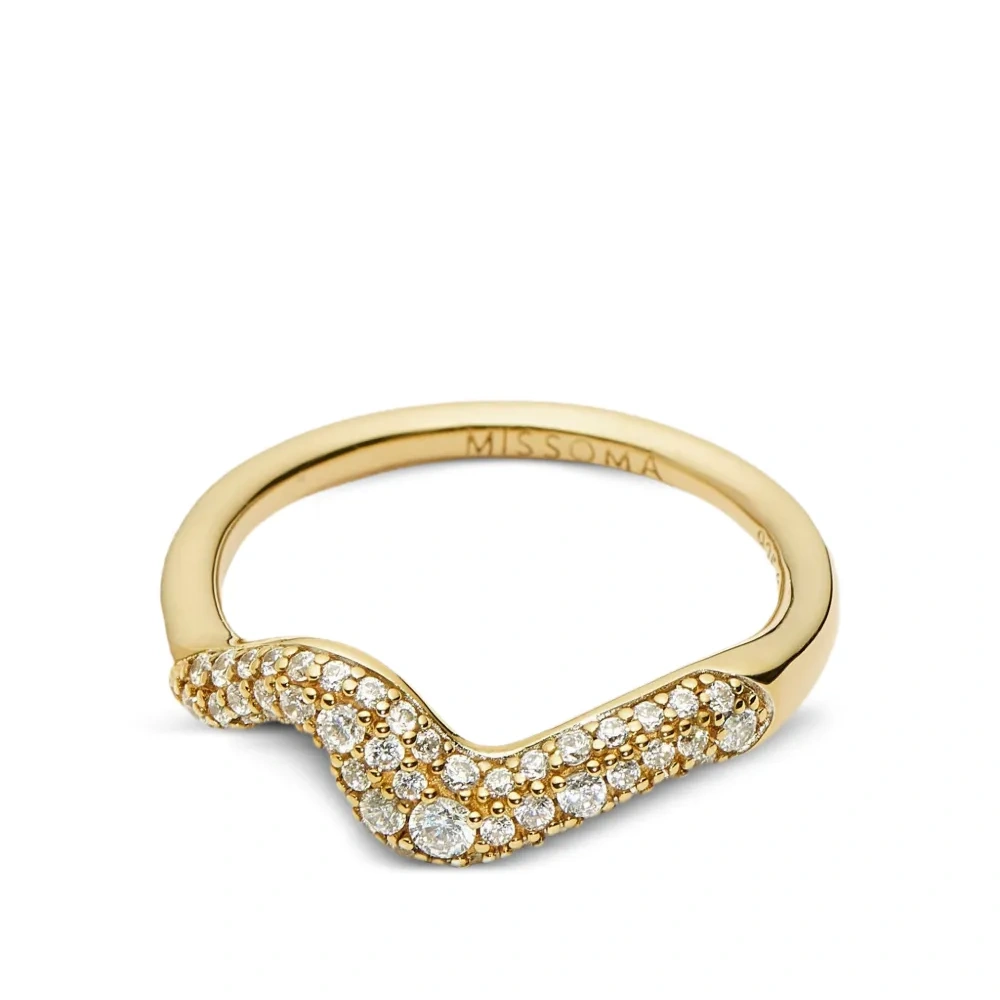 Кольцо Molten Snow с фианитами