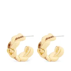 Цепочные серьги с кристаллами