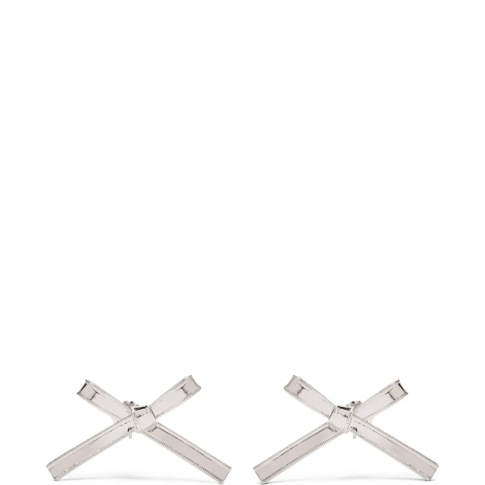 Серьги в форме банта