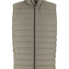 Стеганый жилет с нашивкой-логотипом