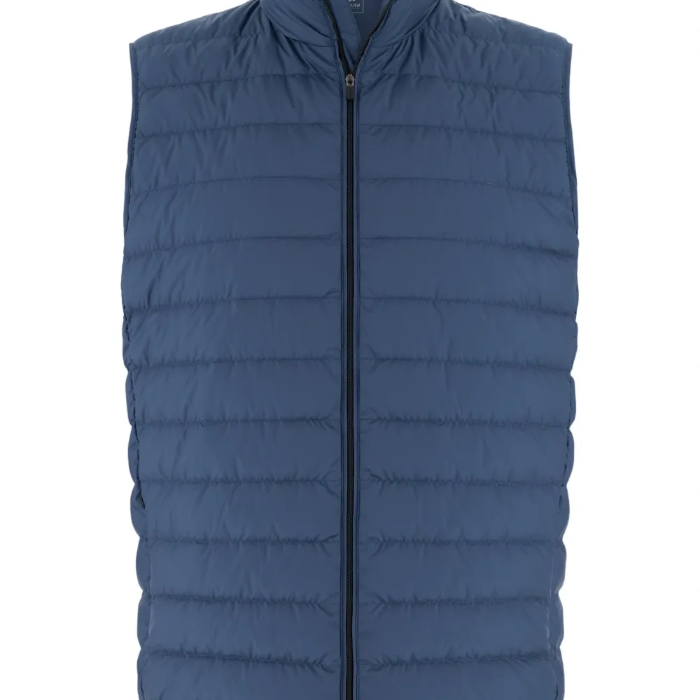 Стеганый жилет с нашивкой-логотипом