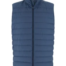 Стеганый жилет с нашивкой-логотипом