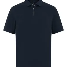 Поло на молнии из пике