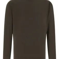 Вязаный джемпер с круглым вырезом