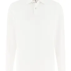 Поло с аппликацией из пике