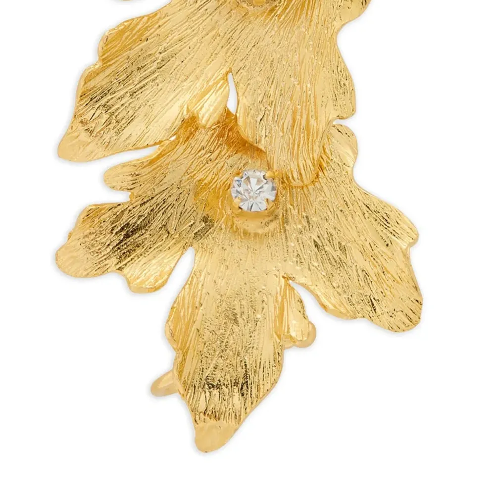 Серьги "Мистический лист"