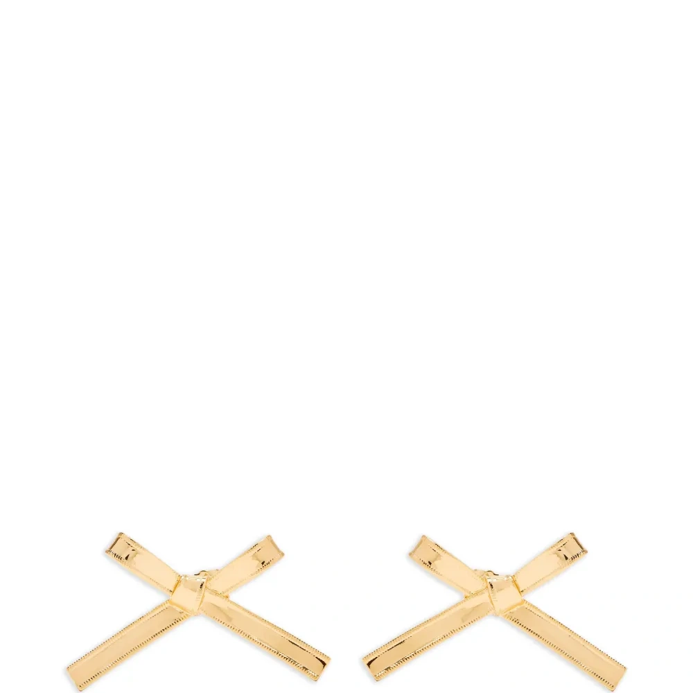 Серьги в форме банта