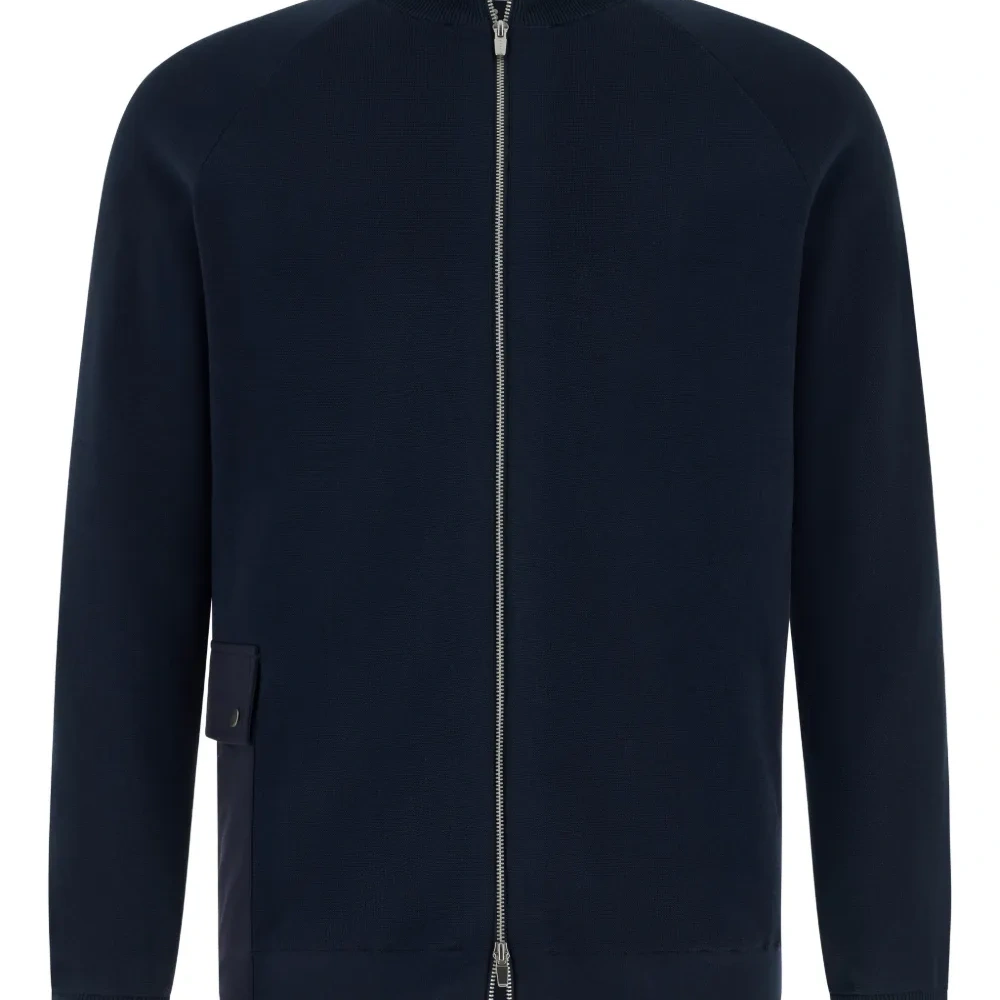 Джемпер с карманом на молнии