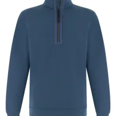 Свитшот из скаба с наполовину застёгивающейся молнией