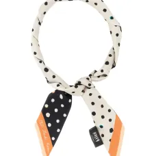 Шелковый шарф в горошек Шелковый шарф в горошек