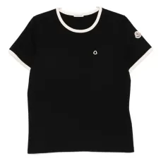 Футболка с вышитым логотипом и карманом