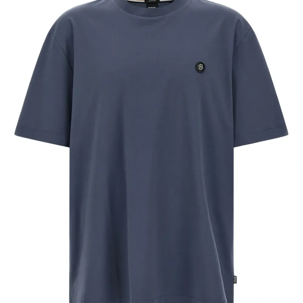 Футболка с круглым вырезом и металлической нашивкой-логотипом C-Taut 01