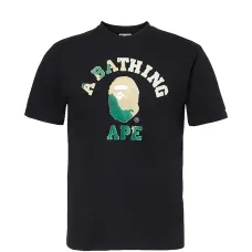 Футболка в стиле тай-дай с университетским принтом