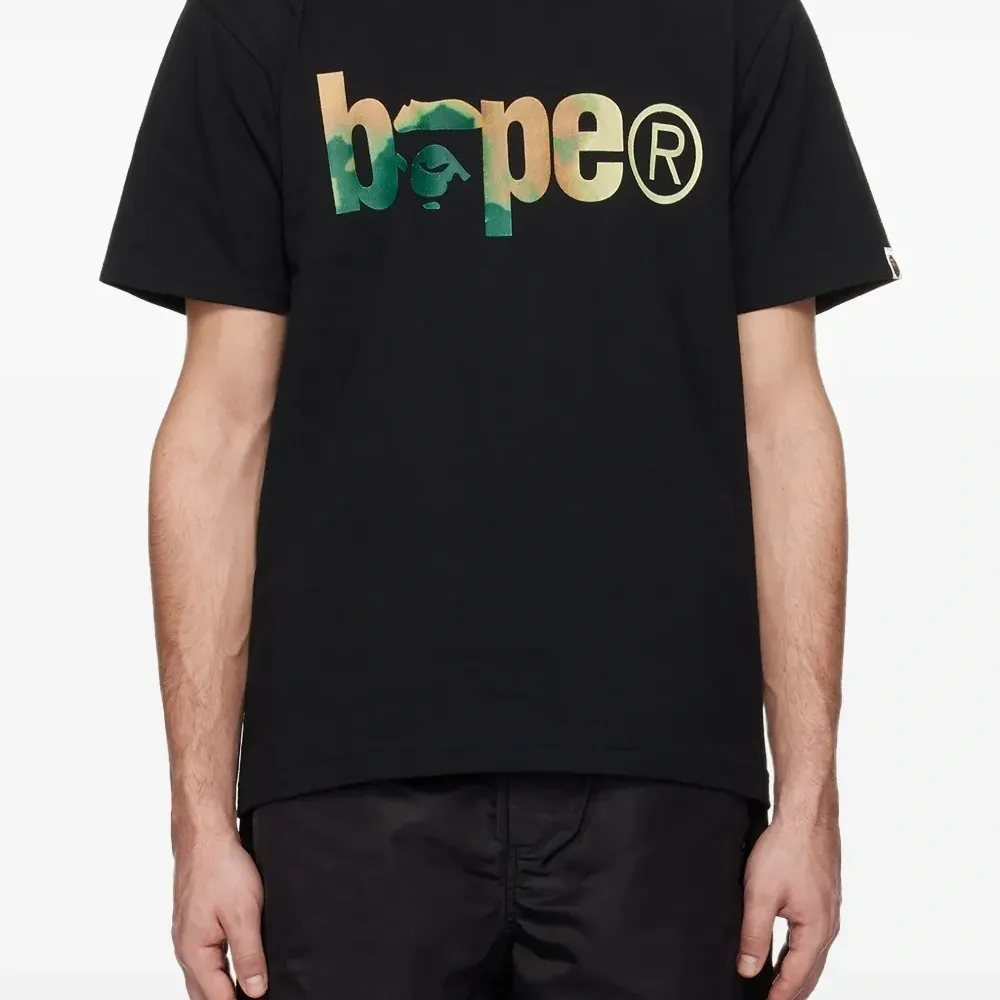 Футболка Bape с эффектом тай-дай