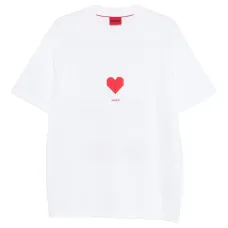 Футболка с принтом в виде сердца