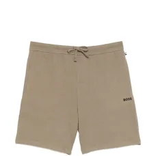 Шорты с вышитым логотипом