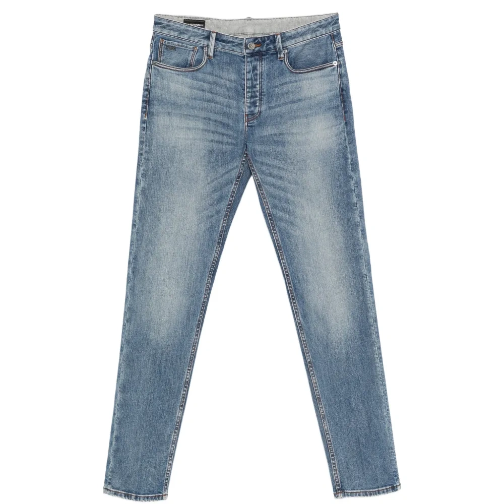 Джинсы с нашивкой-логотипом