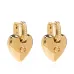 Серьги с украшением в виде сердца