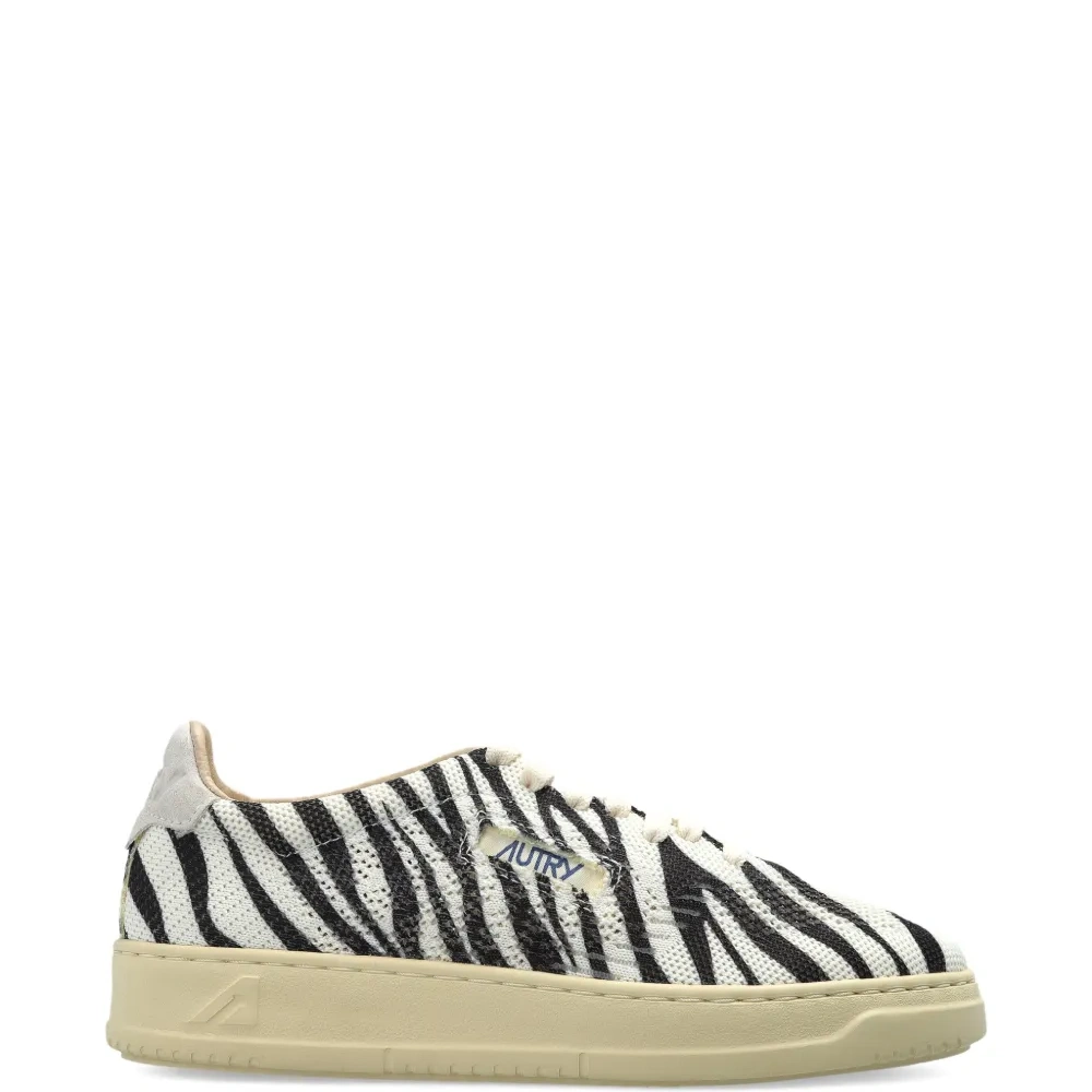 Кроссовки с принтом зебры